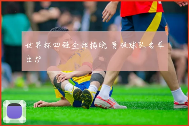世界杯四强全部揭晓 晋级球队名单出炉