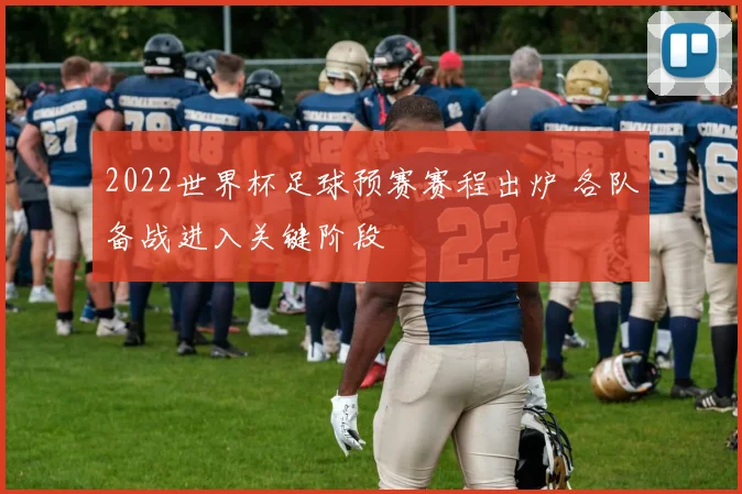 2022世界杯足球预赛赛程出炉 各队备战进入关键阶段